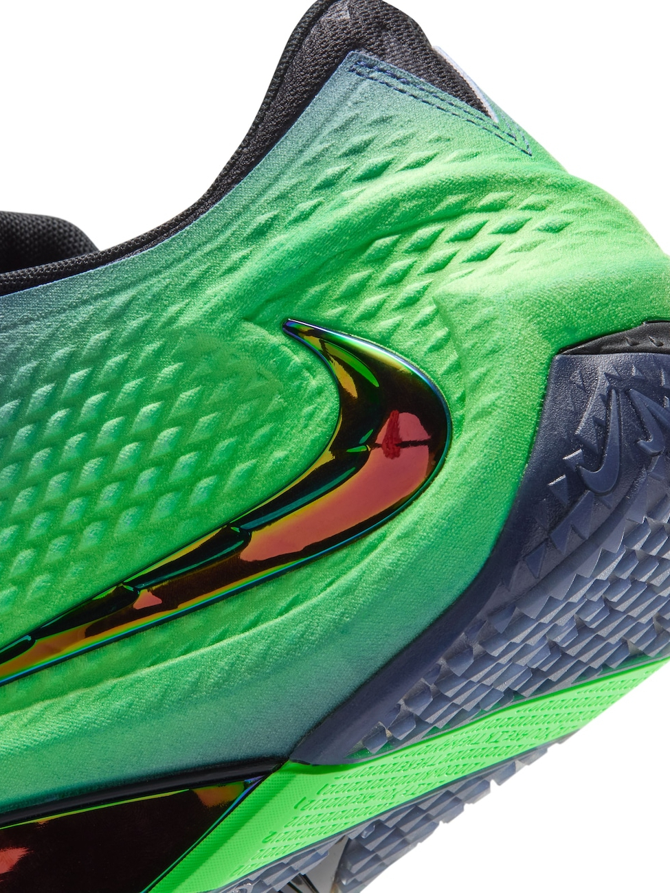 Imagem de: Tênis Nike Ja 4 Nightmare Obsidiana e Verde Volt