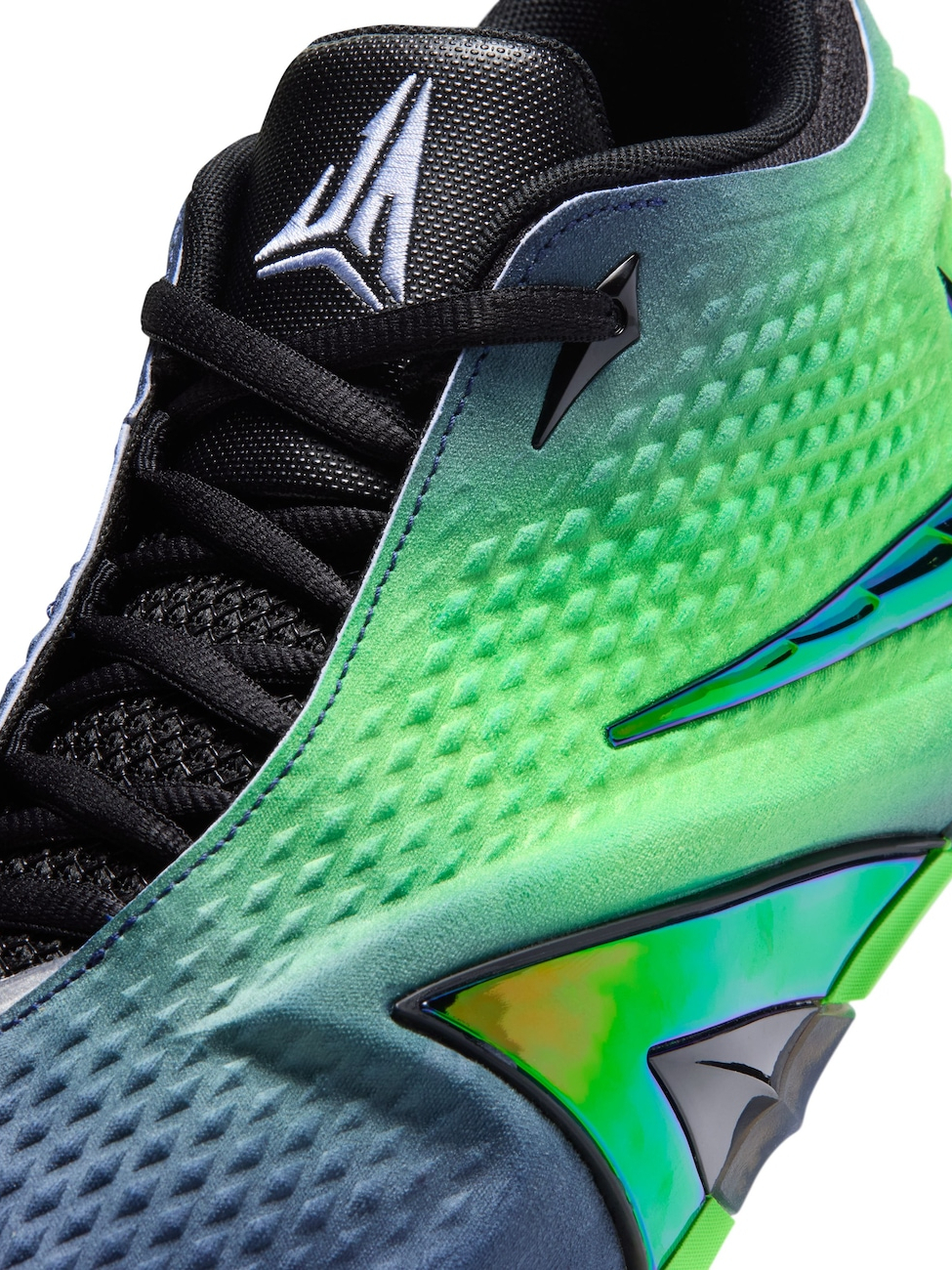 Imagem de: Tênis Nike Ja 4 Nightmare Obsidiana e Verde Volt