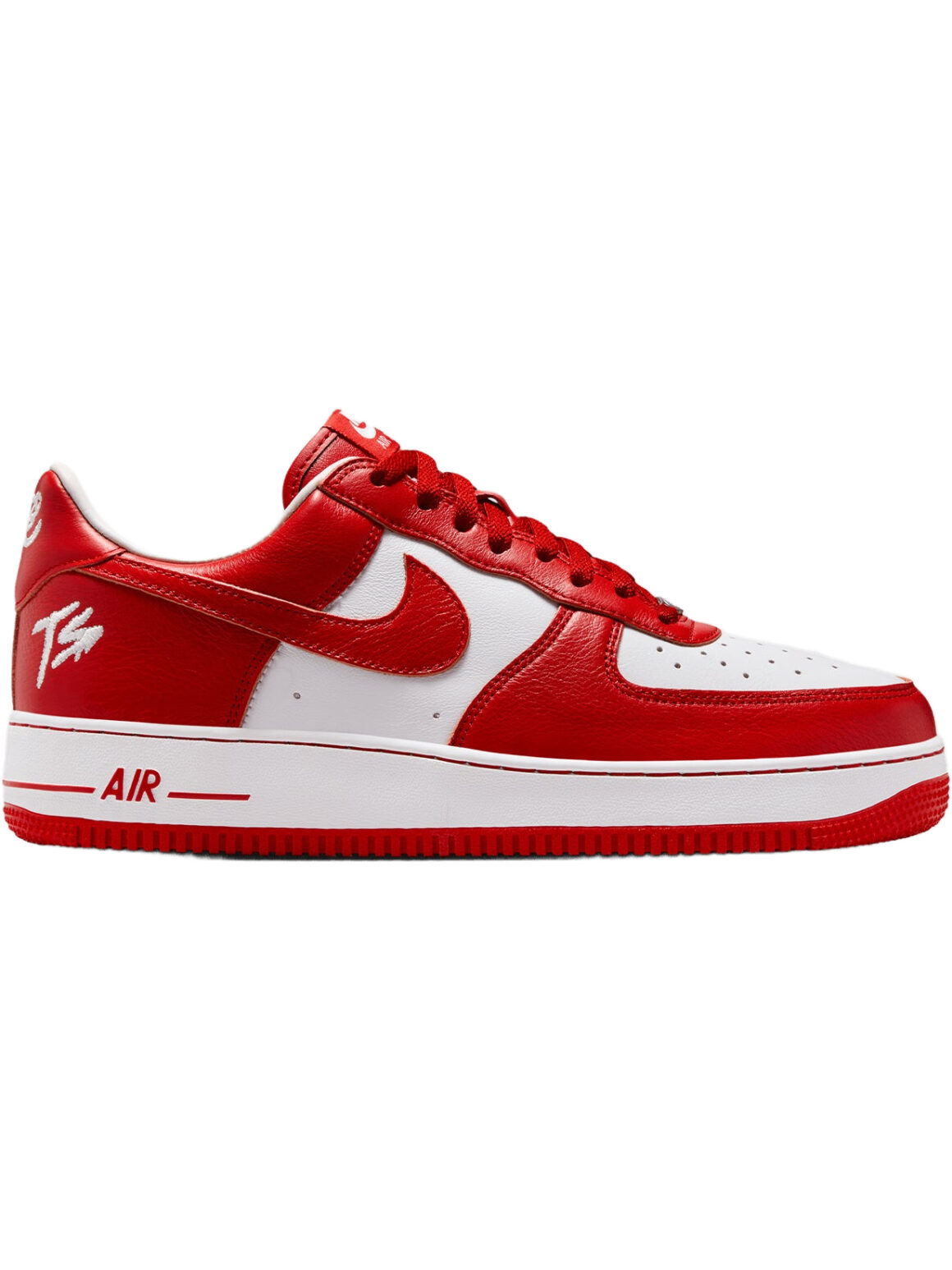 Imagem de: Tênis Nike Terror Squad x Air Force 1 Low Branco e Vermelho