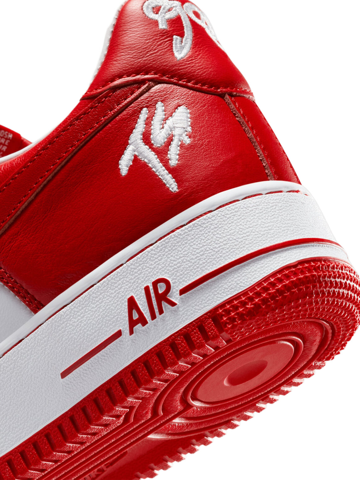 Imagem de: Tênis Nike Terror Squad x Air Force 1 Low Branco e Vermelho