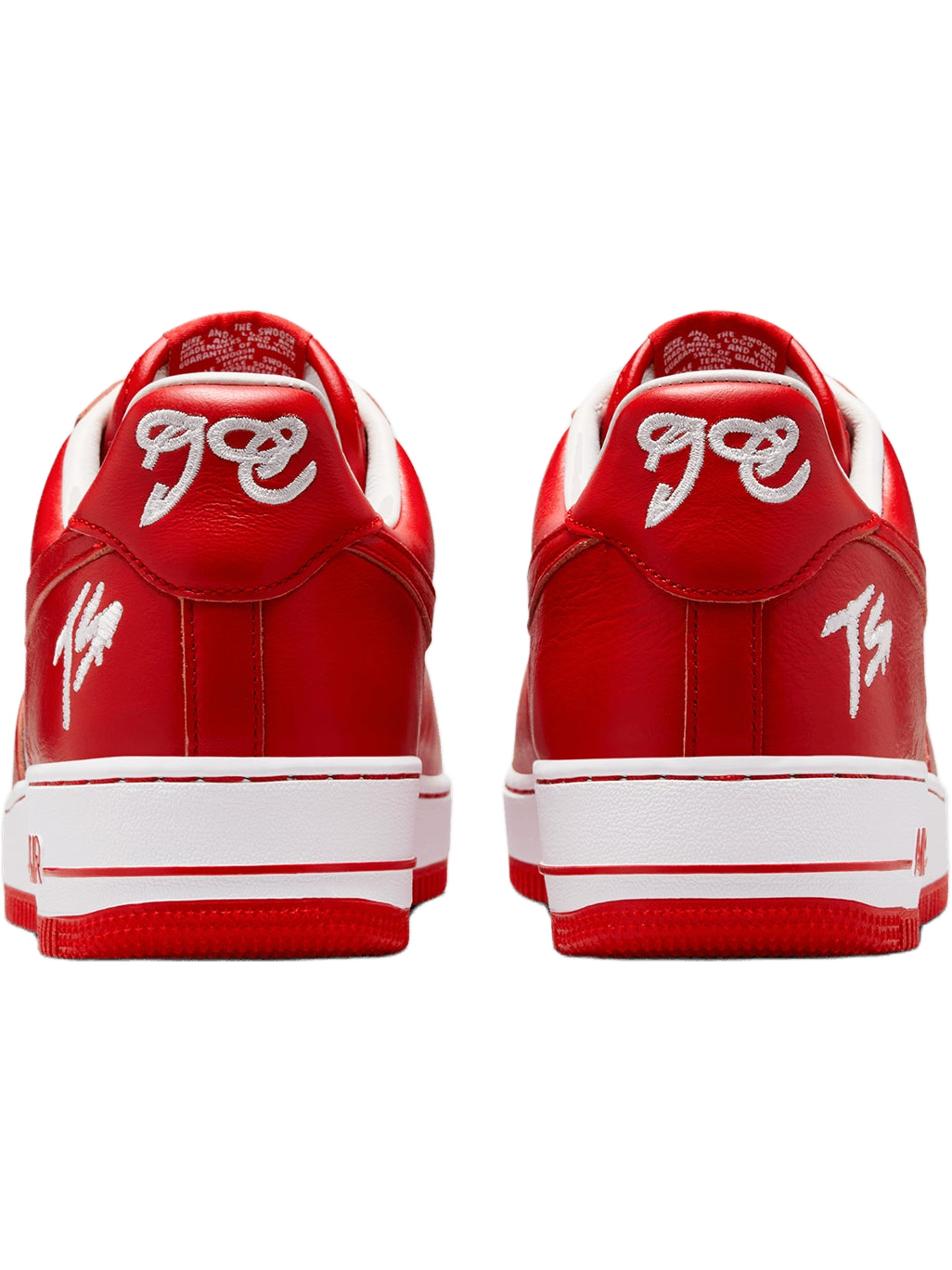 Imagem de: Tênis Nike Terror Squad x Air Force 1 Low Branco e Vermelho